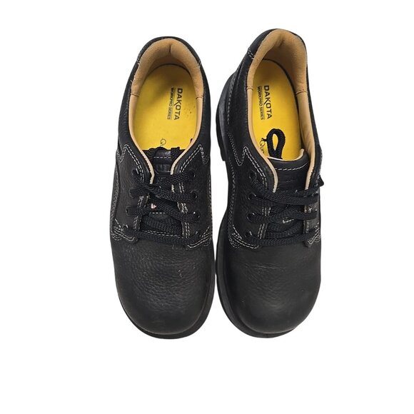 DAKOTA Men\'s Aluminum Toe Composite Plate Oxford Safety Shoes 1119QC Black 9W main image 4